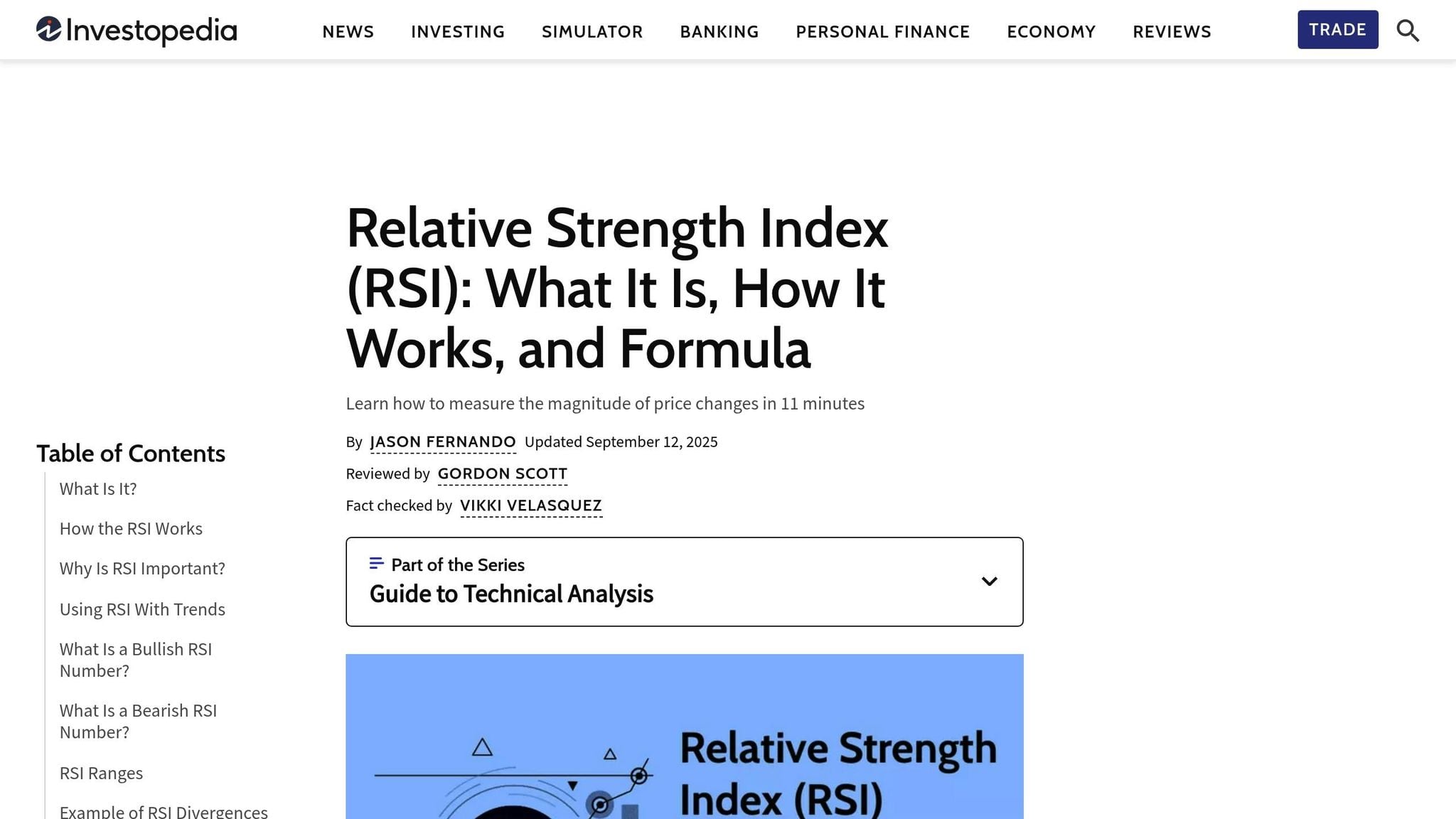 Relative Strength Index