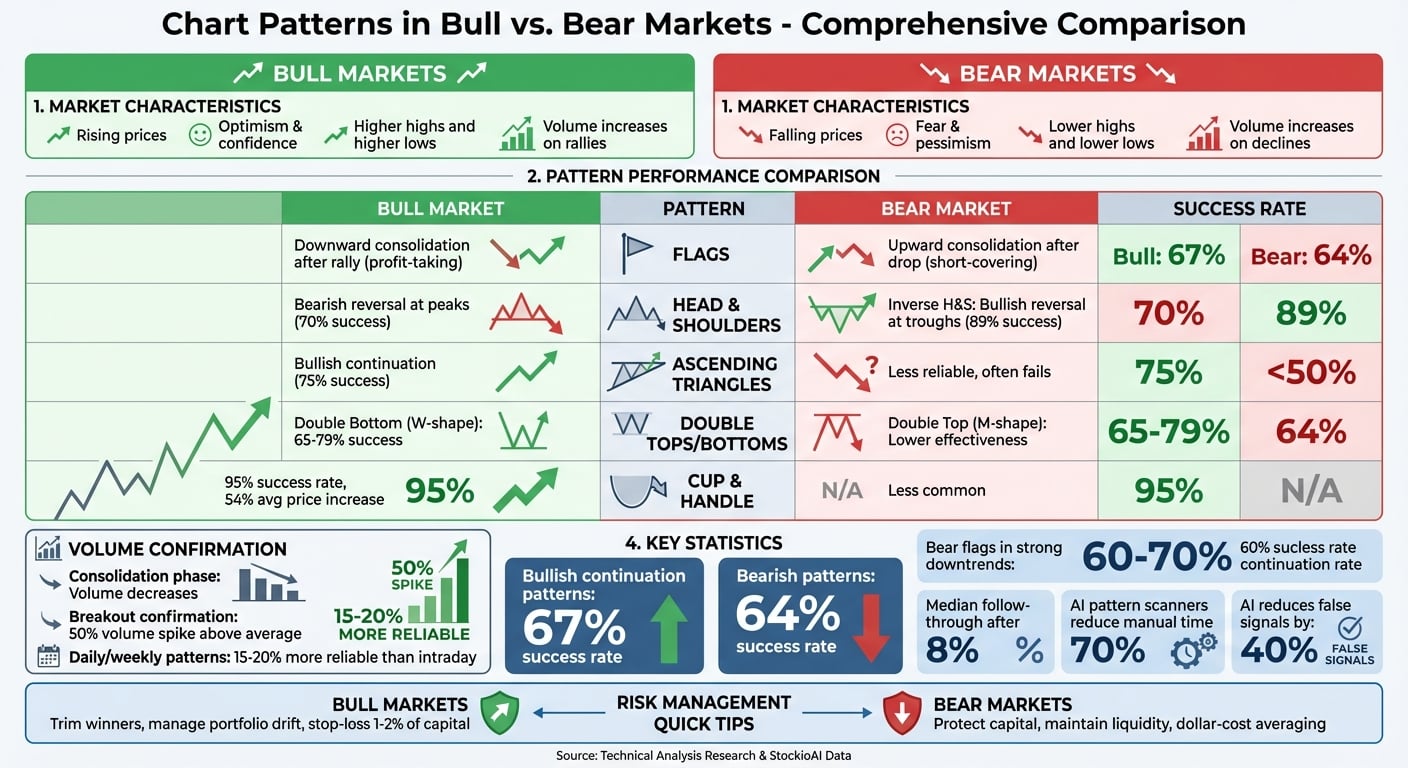 Chart Patterns in Bull vs. Bear Markets